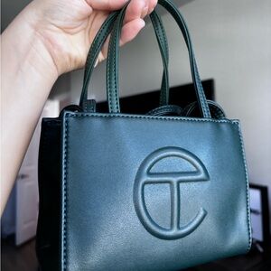 Telfar Dark Olive Cyan